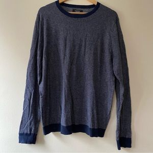Navy Patterned Sweater